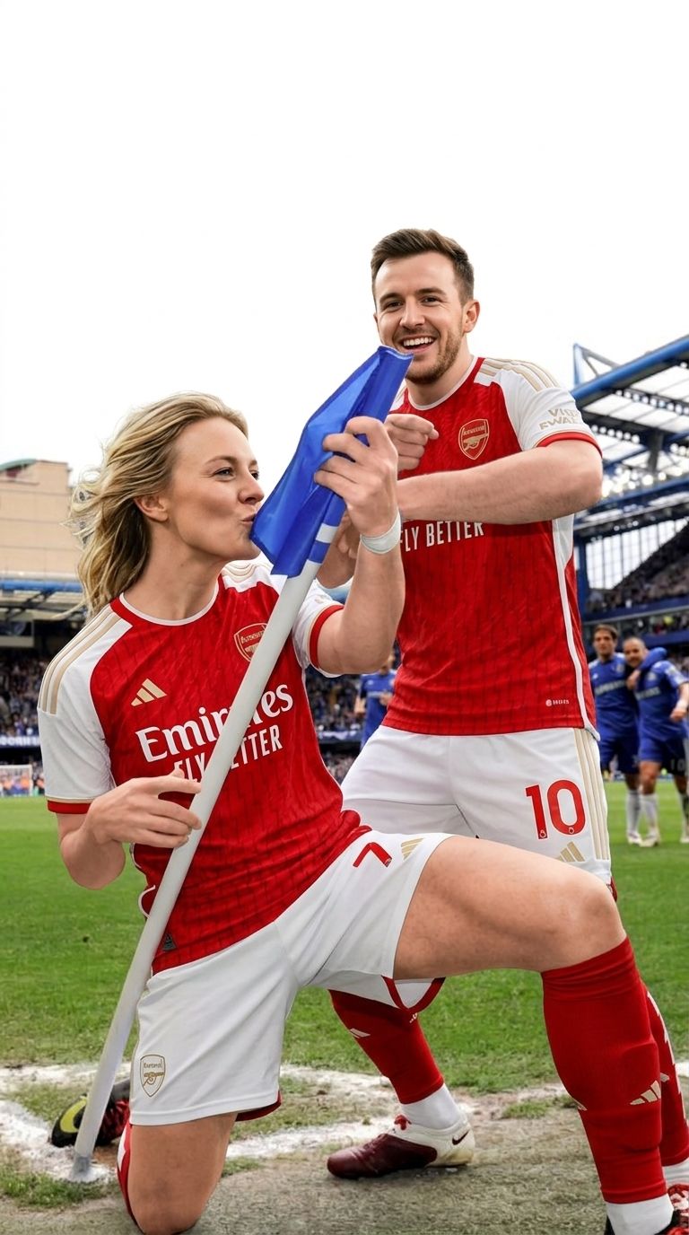 Corner flag celebration